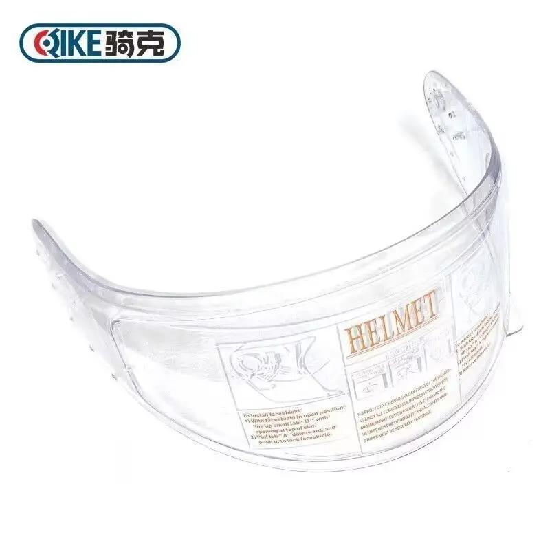 FOR QIKE111 Full Helmet Special Motorcycle Transparent Black Color High Definition Lens Without Helmet
