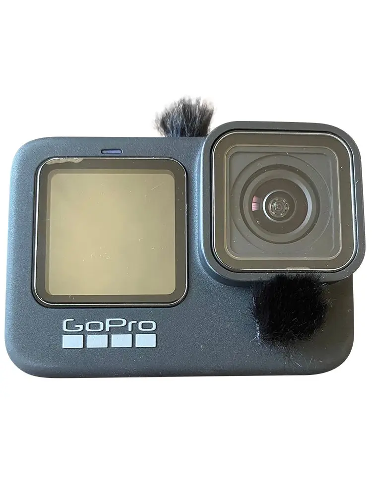 Dead Cat Furry Windschutzscheibe Windschalldämpfer-Abdeckung Pop-Filter für Go Pro HERO 9, Micromuff für Mikrofon-Windschutzscheibe für HERO 10 – Detail 1