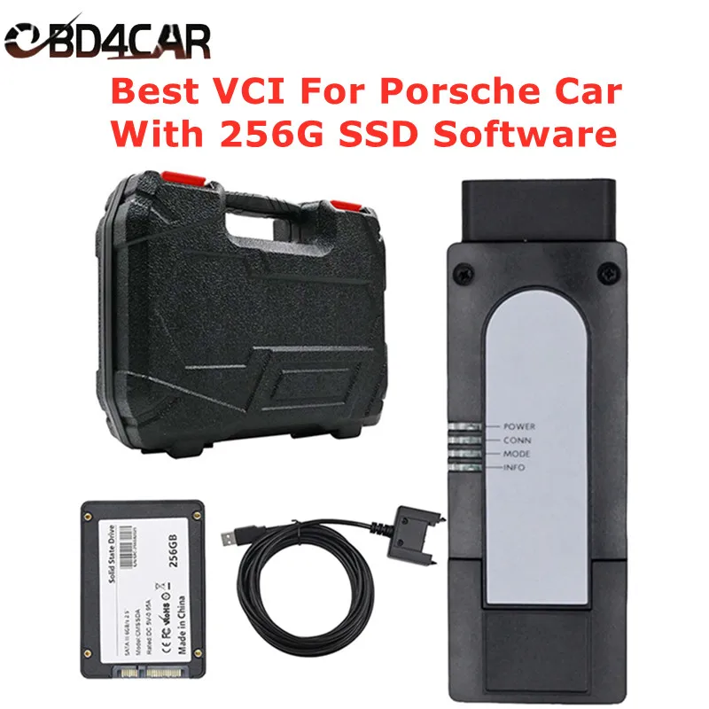 Porsche Tester III İçin En Yeni VCI, Piwis 256G SSD Profesyonel