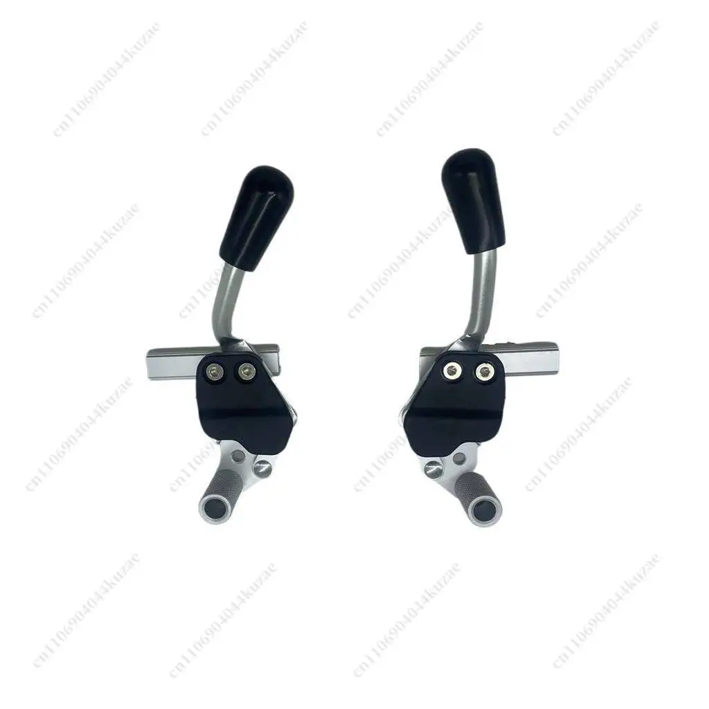 Universal Aluminum Alloy Handbrake for Wheelchairs with Extended Brake Lever Sports Leisure Wheelchair Thickened Hand Brake 1 Pa