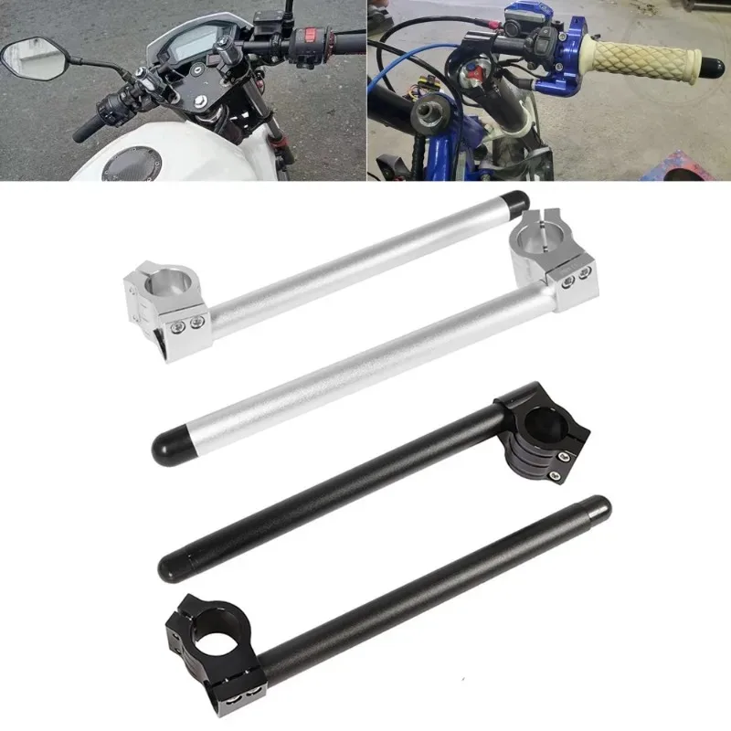 

Adjustable 31 32 35 36 37 39 41 45 48 50 51MM Clip on Fork Tube Handle Bar for Cafe Racer Universal Motorcycle Handlebar Racing
