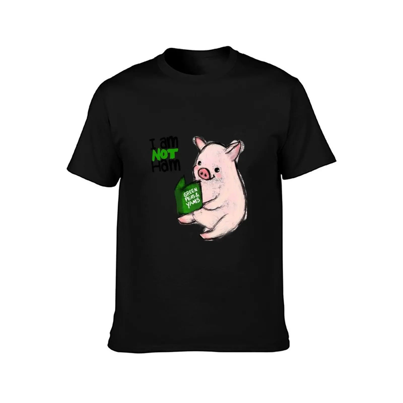 I Am Not Ham! Piglet T-Shirt Regular Fit Plain Tee Shirt T-Shirt