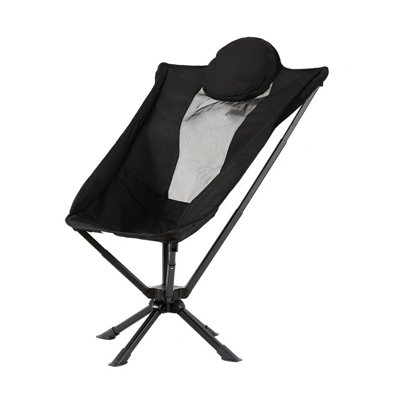

Integrated storage high strap pillow rotating chair camping outdoor