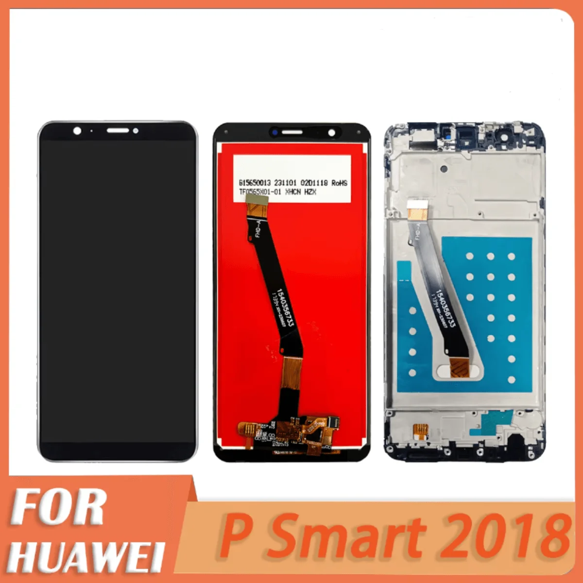 Para Huawei P Smart 2018 LCD FIG-LX1 LX2 LX3 FIG-LA1 pantalla táctil montaje P Smart 2018 piezas de repuesto de pantalla LCD