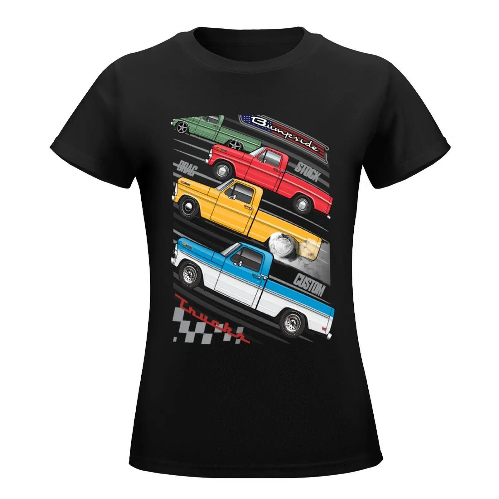 68 Bumpside Trucks T-Shirt funnys quick drying anime rock and roll t shirts for Women