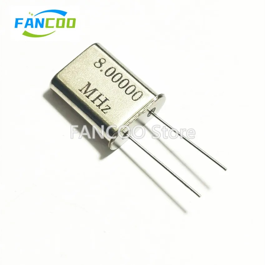 10PCS HC-49U 8M NEW 8MHZ 8.000M 8.000MHZ QUARTZ CRYSTAL RESONATOR 8.000 49U 8.00000MHZ