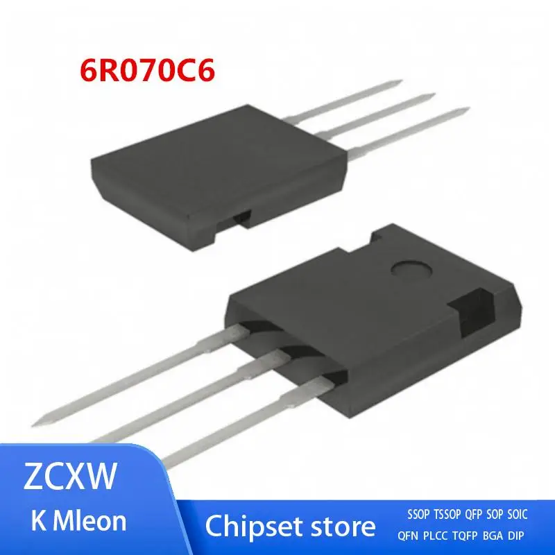 10PCS/LOT NEW IPW60R070C6 6R070C6