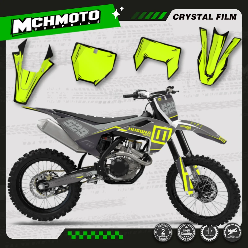 MCHMFG Custom Graphics Decal Stickers Kits For Husqvarna TC FC TX FX FS 125 250 350 450 2016 2017 2018 TE FE 2017 2018 2019