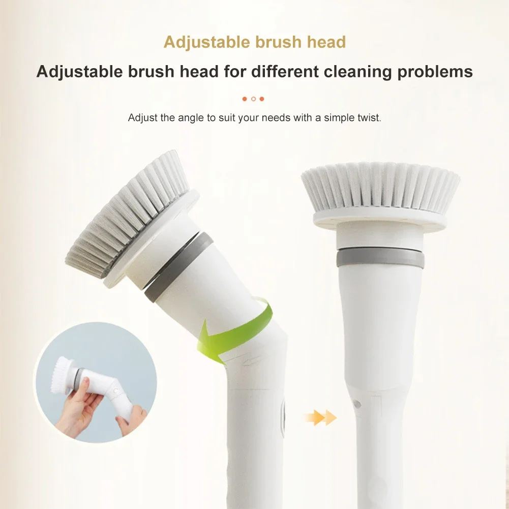 Wireless Electric Cleaning Brush Bathroom Window Kitchen Automotive Multifunctional Household Rotating Cleaning Machine