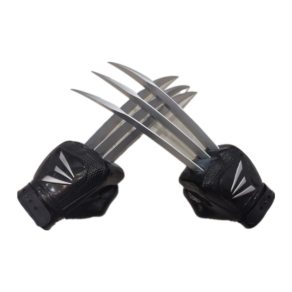 2pcs/pair Plastic Blade Claw Paw Cosplay Prop Kids Adults Halloween Cosplay Prop Super Hero Cosplay Weapons Toy