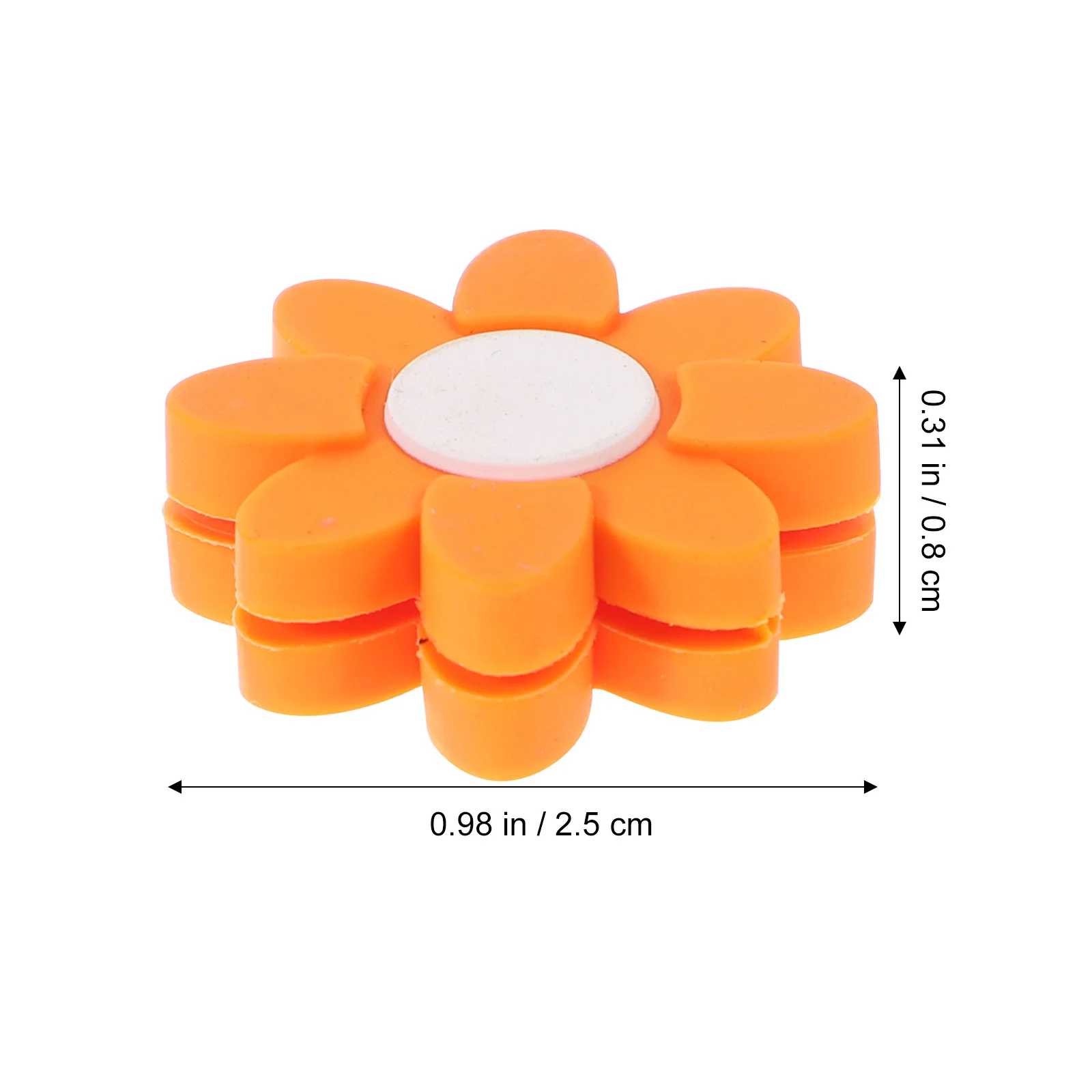 5 قطعة مضرب على شكل بتلة مرطب للتنس ممتص الصدمات مخفض الاهتزاز مع تصميم زهرة ملونة سيليكون طويل الأمد #4