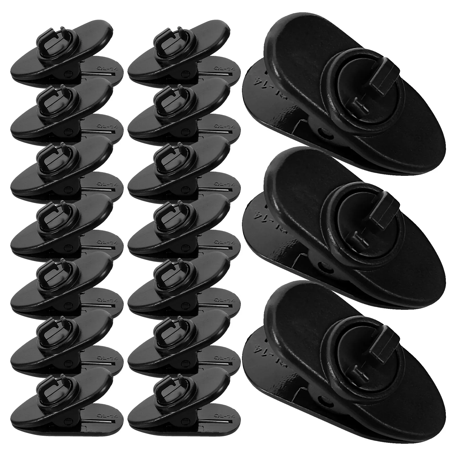 

30pcs Lavalier Microphone Wire Clips Holder Clamp Accessories Lapel Small Mic Clip Practical Function KTV Stage Performance