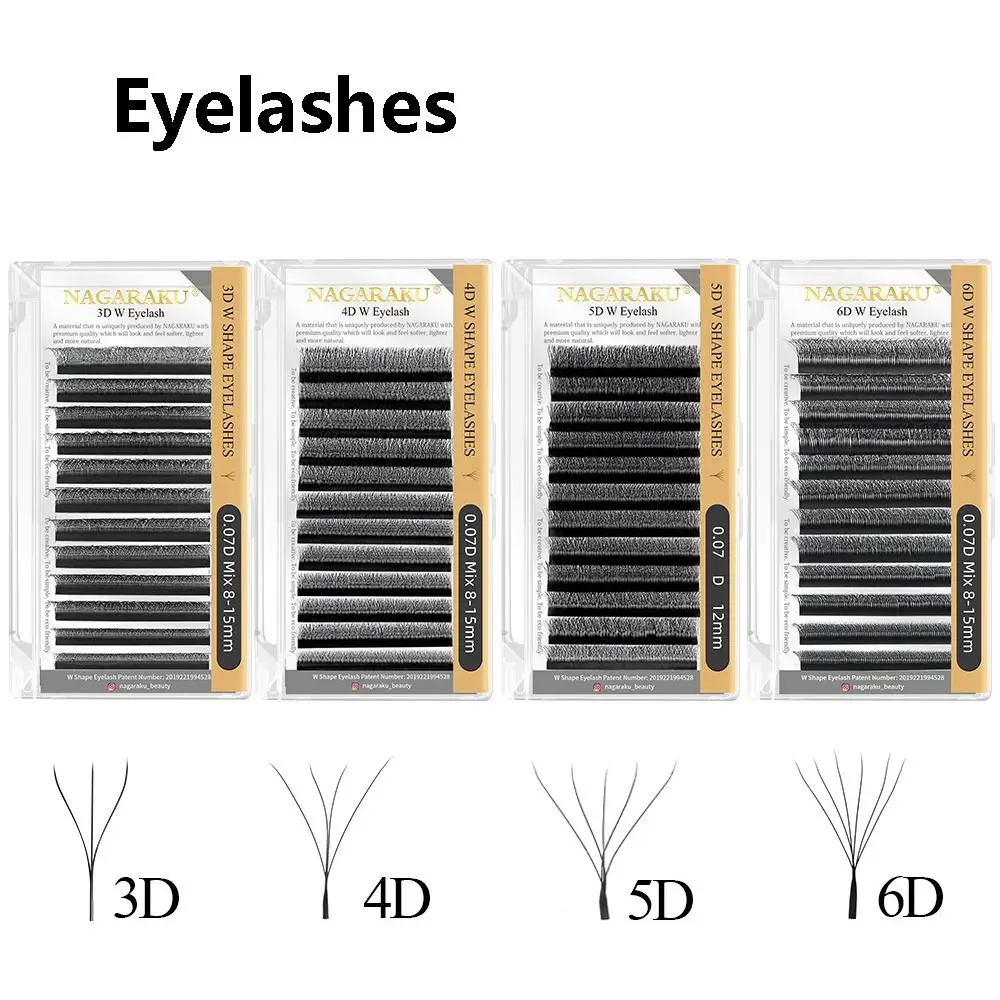 

Natural Eyelash Extension Soft 3D 4D 5D 6D Bloom Lash Bloom Lash Dense Automatic Flowering Grafted Eyelashes Women Beauty