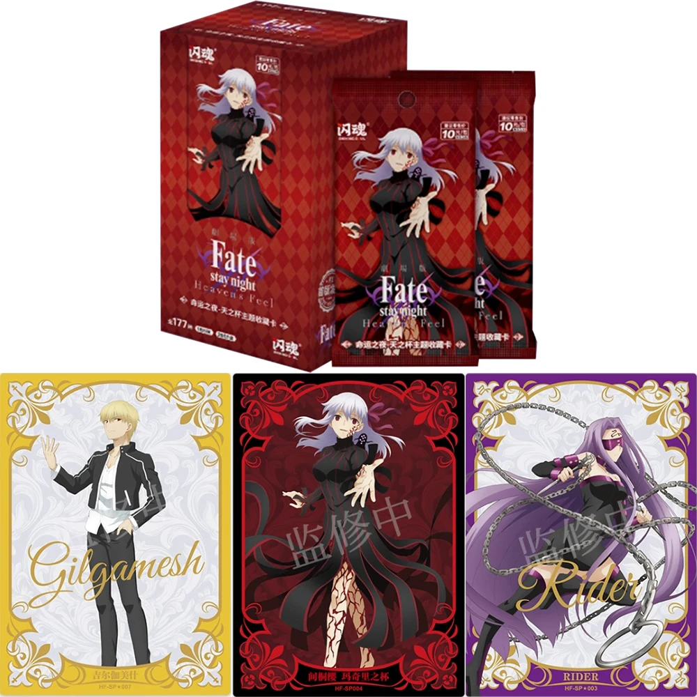 Genuine Fate Stay Night Card Celestial Cup Emiya Shirou Tohsaka Rin Altria Pendragon Anime Character Collection Cards Toy Gifts