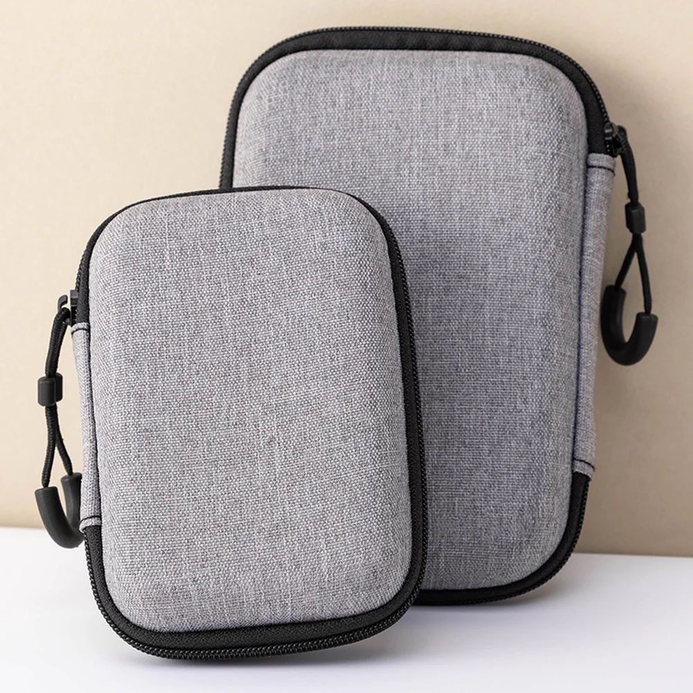 Portable Storage Bag EVA Hard Drive Case Headphone Storage Bag Charger Organizer Box For 3C Digital Data Cables Power Banks