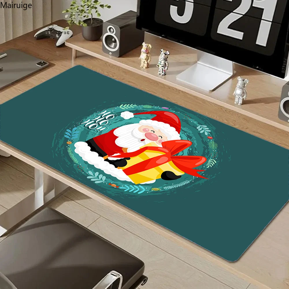 Christmas Cartoon Pattern Table Mats HD Print Rubber Mousepad  Extended Mouse pad Computer Anti-wrinkle anti-slip Carpet