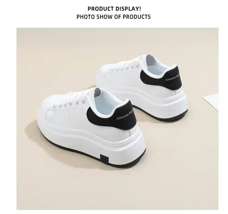 Unisex Sports Shoes in Black and White - Casualflowshop