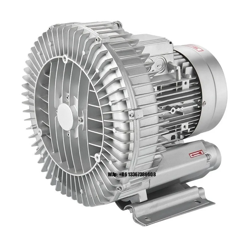 

3-Phase Electric 5.5Kw High Pressure Power Regenerative Ring Blower Turbo Industrial Vortex Air Blower Aeration Side Channel OEM