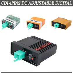 4 Pins DC Adjustable Digital 9 Ignition Curves Racing CDI Ignition Digital Unit for Moto 125CC 150CC Dirt Kart ATV Motorcycle