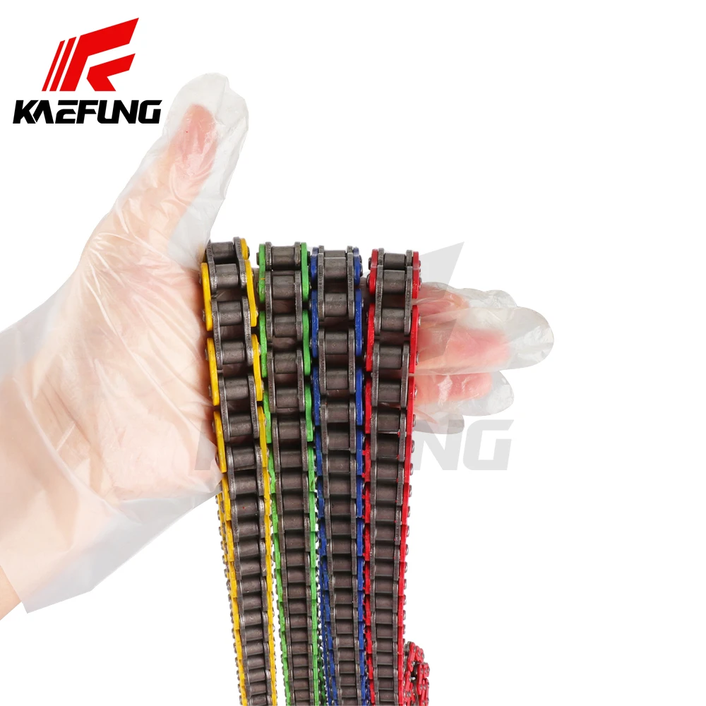 428H-110L color chain For Kart ATV ATV off-road Link Chain Replacement Spare Parts