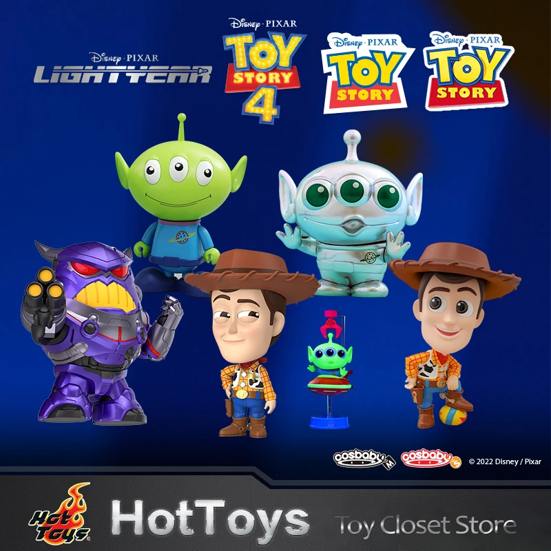 Herocross Toy Story Buzz Alien Woody Lightyear Genuine Figures Tide Play Ornaments Doll 11cm Children's Toys Christmas Gifts