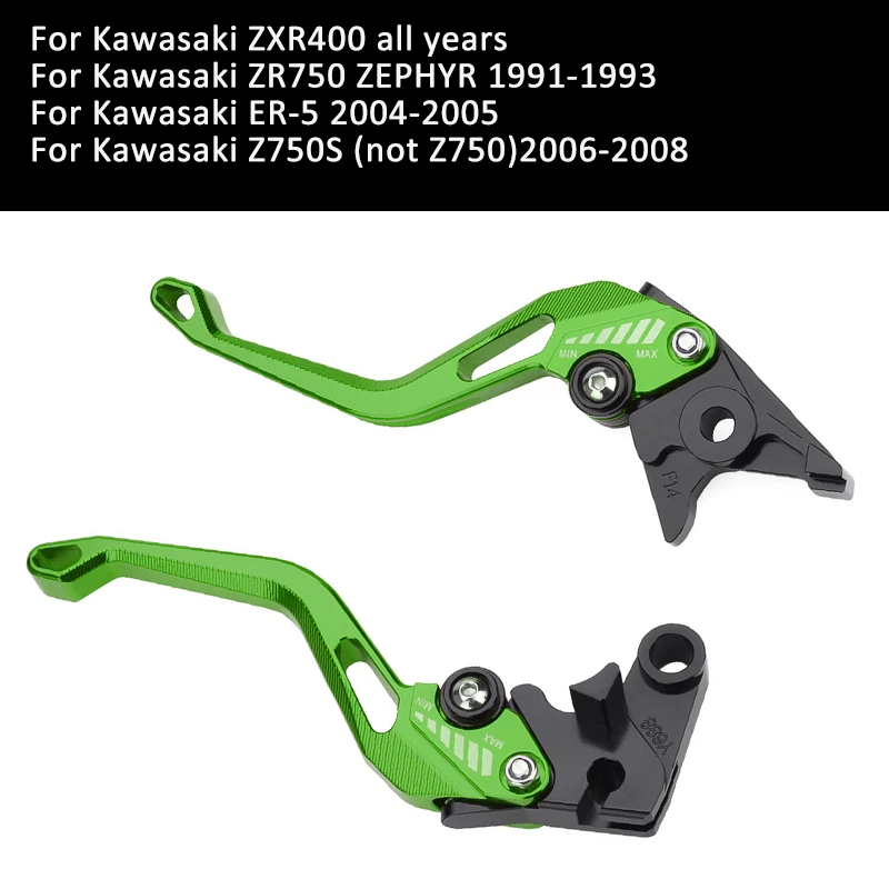 For Kawasaki ZXR400 ZR750 ZEPHYR ER-5 Brake Lever Clutch Lever Z750S (not Z750 model) 2006-2008