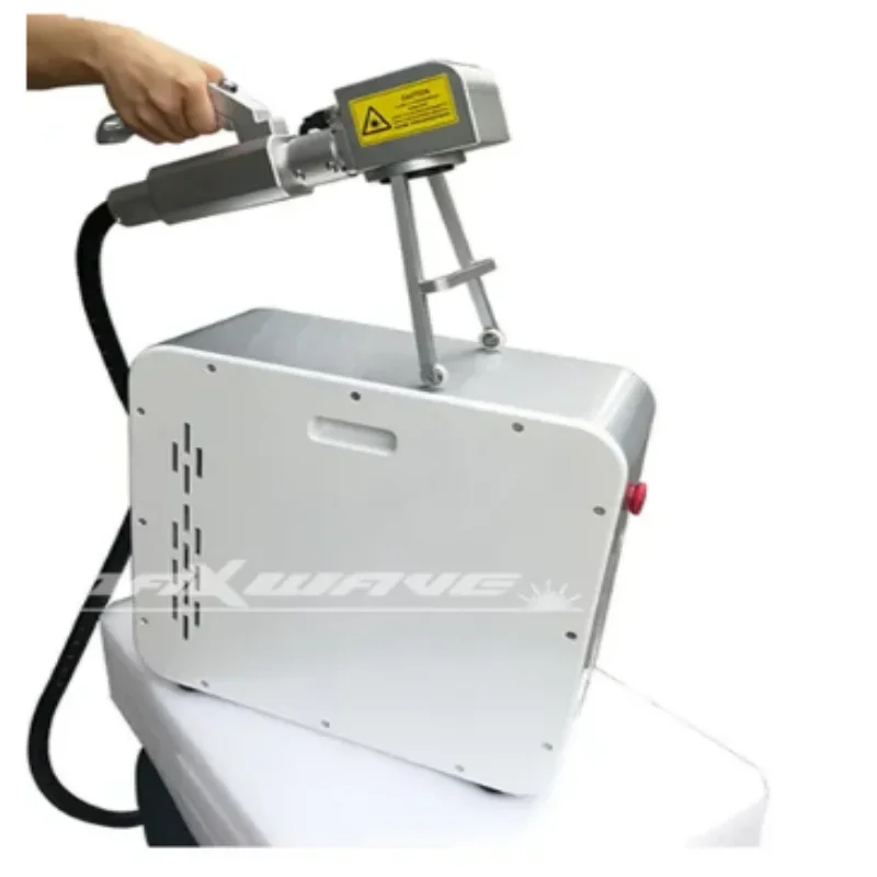 Maxwave Factory Price 50W Portable Fiber Laser Cleaning  Machine Rust Removal Handhold  Laser Cleaner For Metal Surface