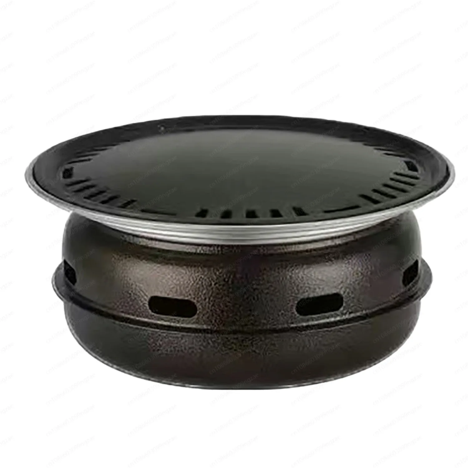 

Уличный угольный гриль в корейском стиле, бездымная печь-барбекю для садового кемпинга и кипячения чая, чугун