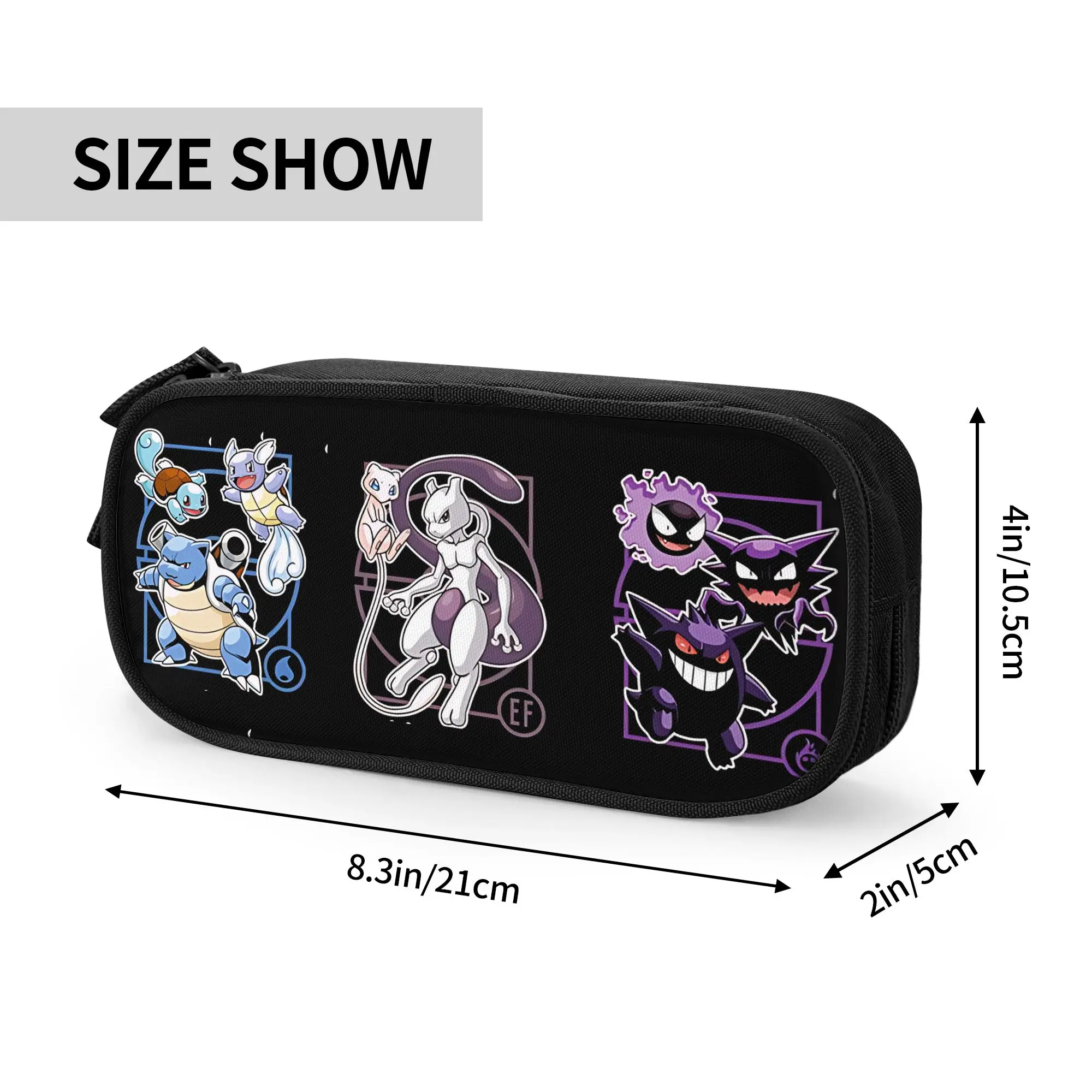Custom Pokemon Halloween Theme Large Capacity Bags for Child  Handheld Study Bag for Boys Gilrs Kids