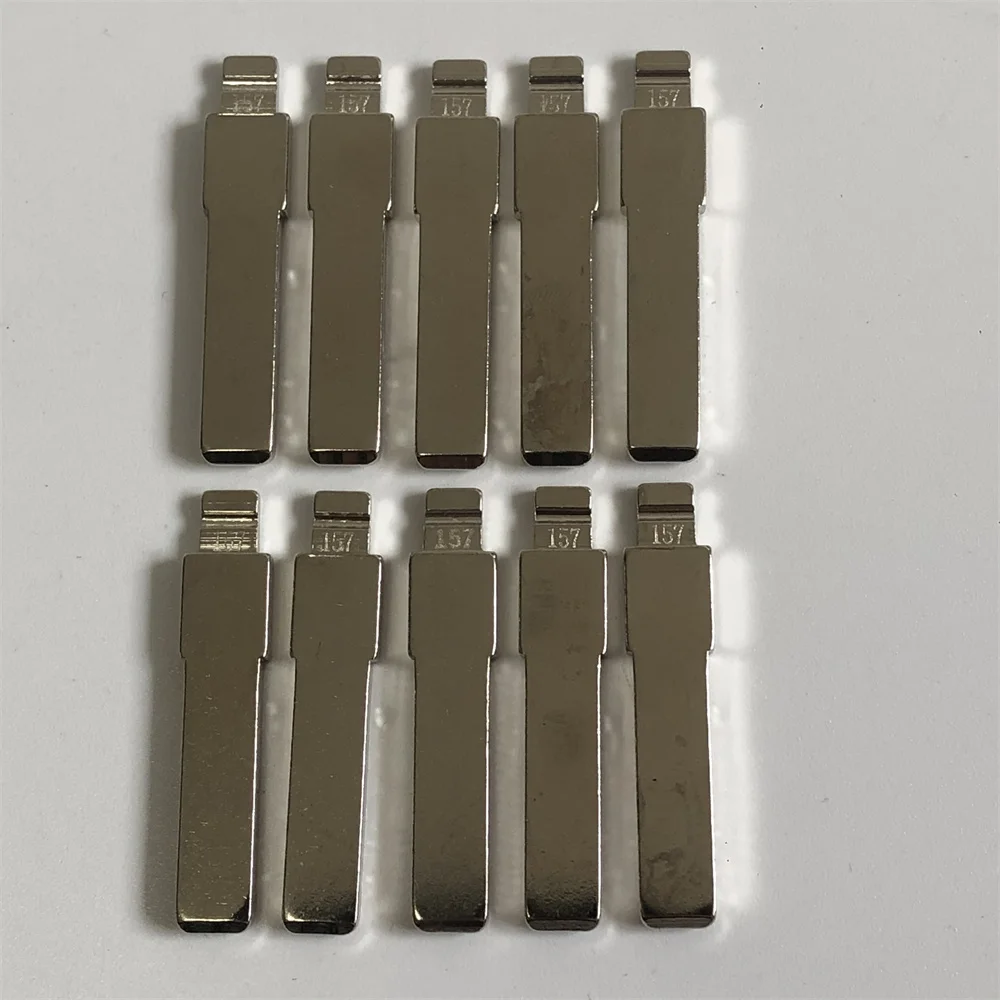 10pcs 157# SIP22 Key Blade Metal Uncut Blank Flip Remote For Fiat Punto Ducato Stilo Panda Idea for keydiy KD VVDI JMD