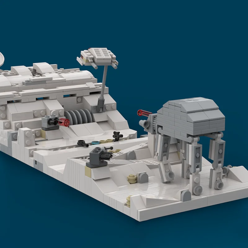 620 pièces MOC Micro Hoth Kessel Run Falcon Star bataille modèle bâtiment cadeau de noël blocs Architecture bricolage idée brique jouet enfants