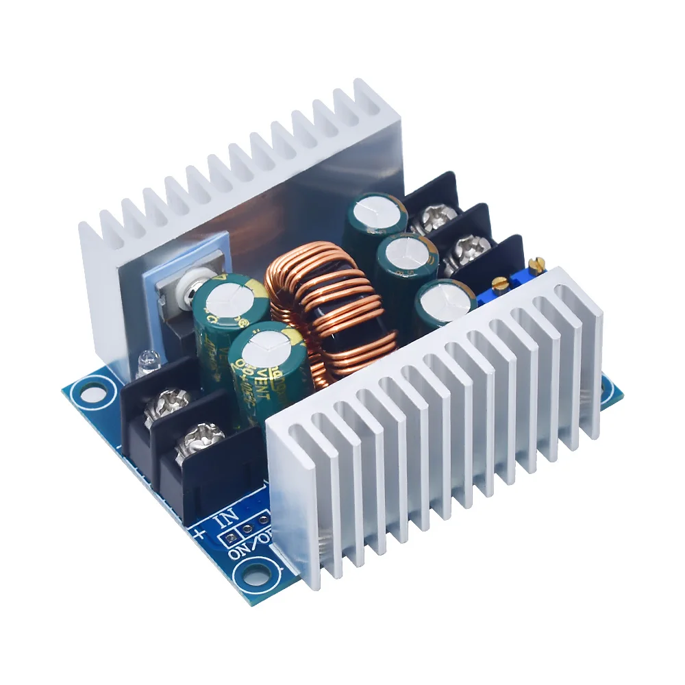 300W 20A DC-DC Buck Converter Step Down Module Constant Current LED Driver Power Step Down Voltage Module Electrolytic Capacitor