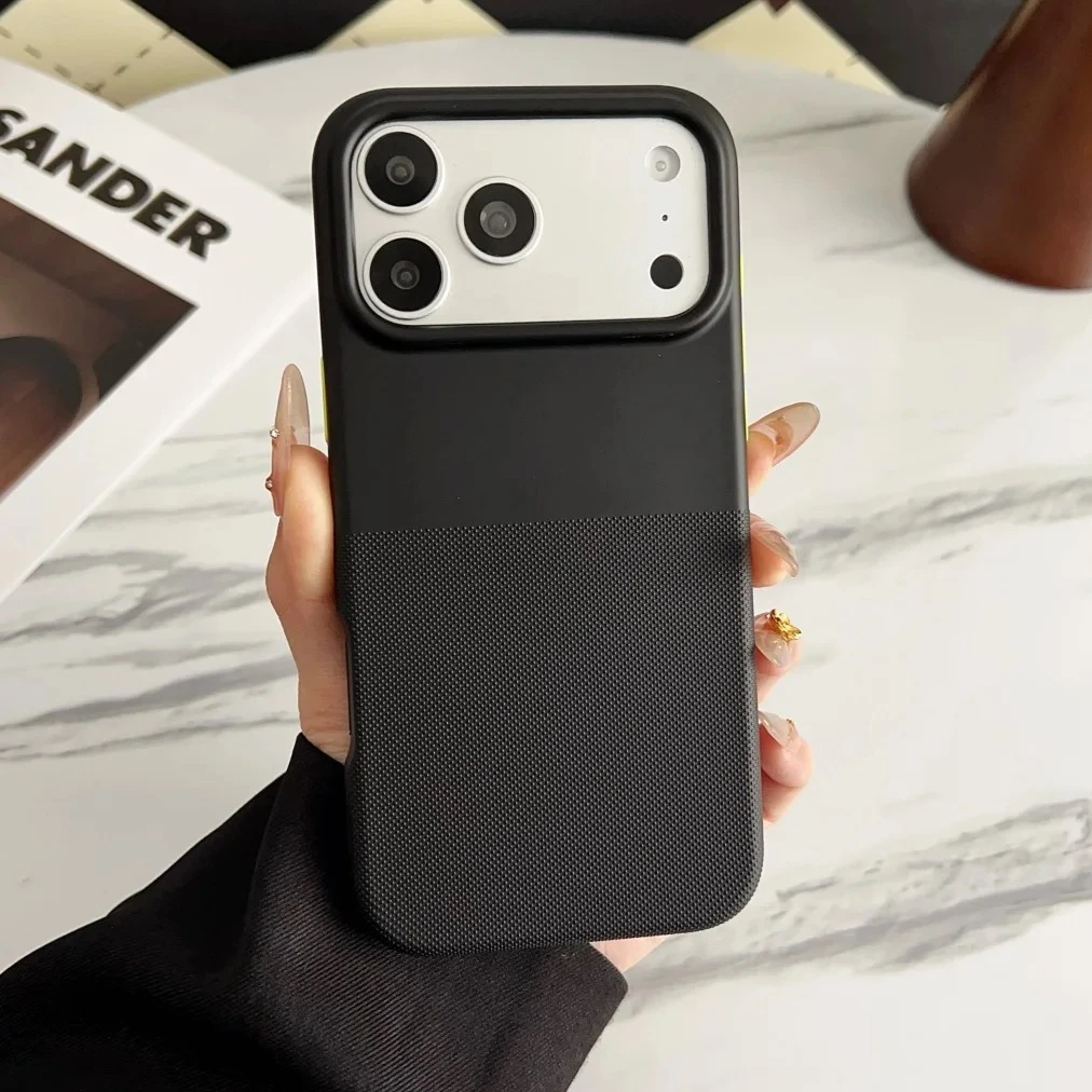 

Official Geometric Dot Matrix Matte Anti-Slip Case For iPhone 16 15 14 13 12 11 17 Pro Max For Magsafe Magnetic Shockproof Cover