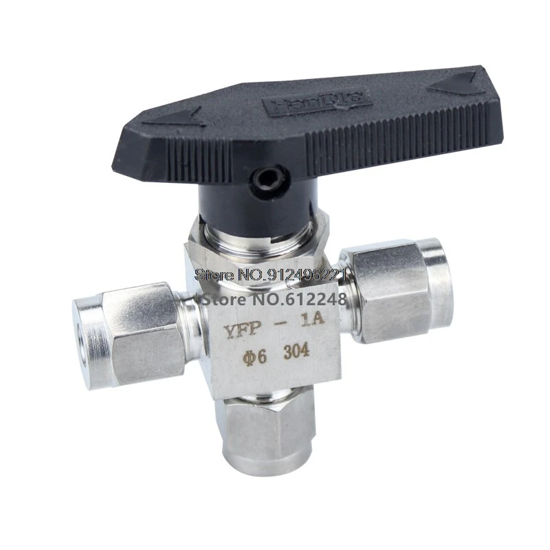 

Шаровой кран 304, 3-ходовая внутренняя резьба 4, 6, 8, 10, 12, 14, 16 мм, 1/8 дюйма, 1/4 дюйма, 3/8 дюйма, 1/2 дюйма, регулируемый игольчатый клапан из нержавеющей стали