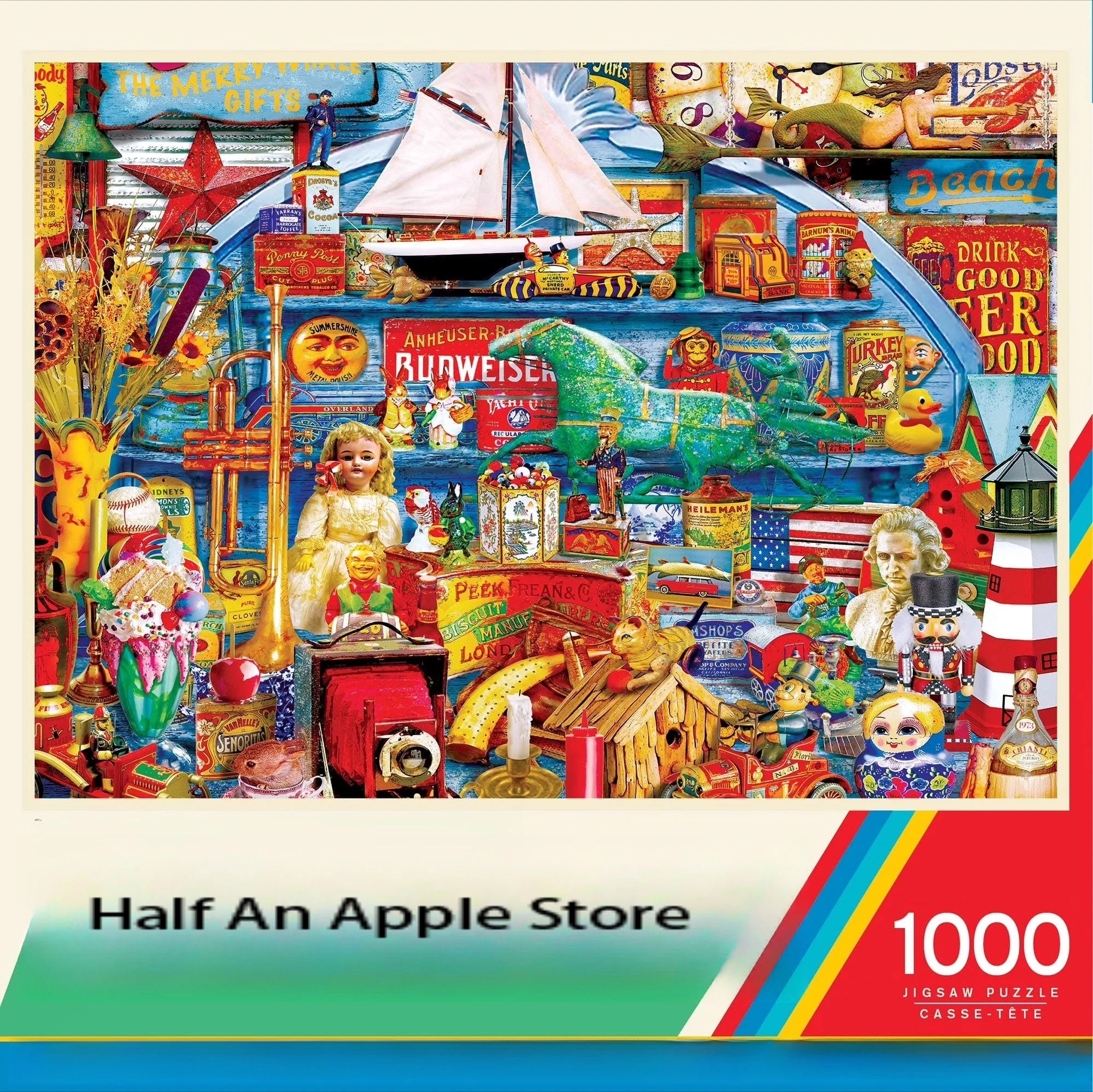 

1000 PCS Puzzles for Adults Flashbacks Antiques Collectibles Jigsaw Puzzles Educational Games Colorful Puzzles Gifts Home Decor