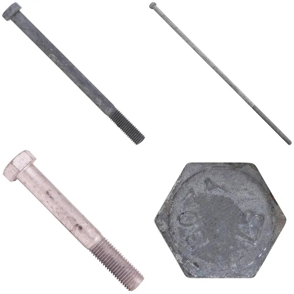 

Болты шестигранные 1/2-13 x 7, класс А, 25 шт., оцинкованные, сверхмощные строительные крепления