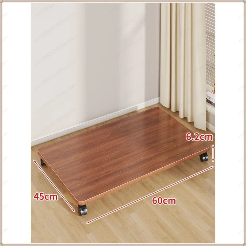 Mobile Storage Box Base Tray Heavy - Duty Load - Bearing with Wheels Simple Floor - Standing Cabinet Organizer Rack