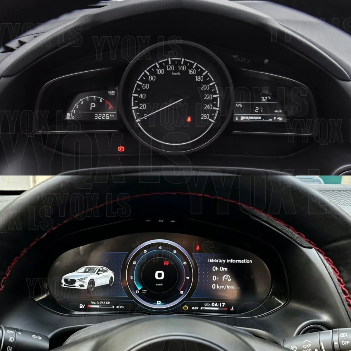 Car Digital Instrument Cluster For Mazda 3 Axela For Mazda CX-4 2014-2019 Auto Virtual Cockpit LCD Speedometer Panel Head Unit