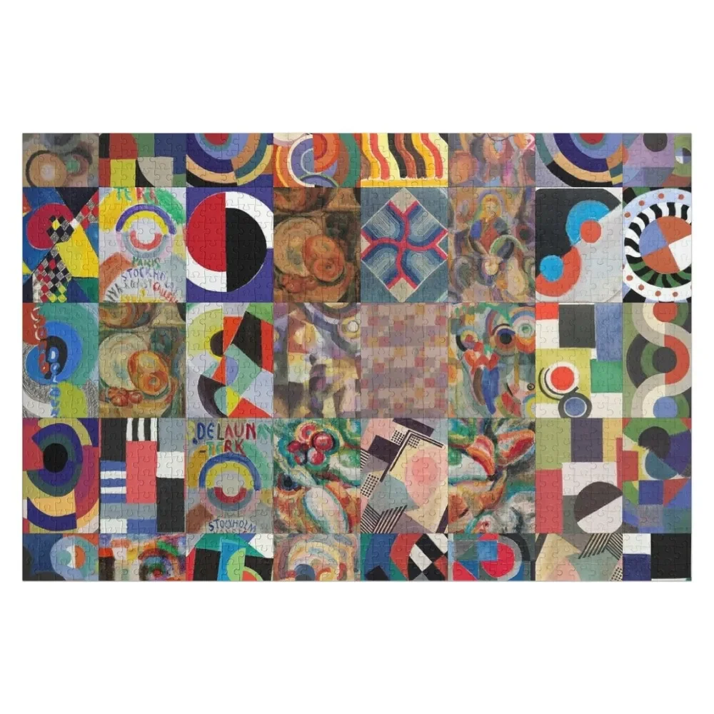 

Sonia Delaunay Jigsaw Puzzle Custom Wood Jigsaw Custom Personalized Personalized Kids Gifts Puzzle