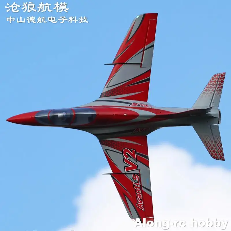 RC Model Freewing EPO RC Plane Avanti S V2 80mm EDF Jet Airplane 80 Inrunner EDF Plane 6s PNP or kit+S Retractable Landing Gear