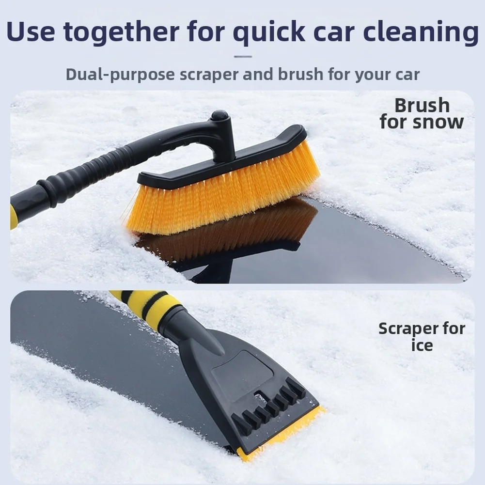 

Высокопроизводительный зимний скребок Скребок для снега Скребок для снега Ручка из ЭВА Лезвие из АБС-пластика Алюминиевая трубка Регулируемая длина