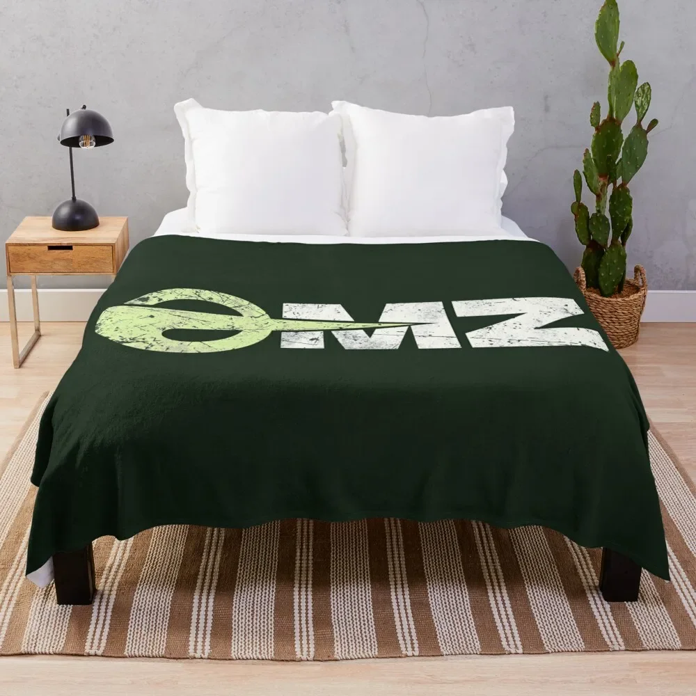 OMZ MZ Vintage German Motorcycle Throw Blanket Fluffy Shaggy Retros manga Blankets