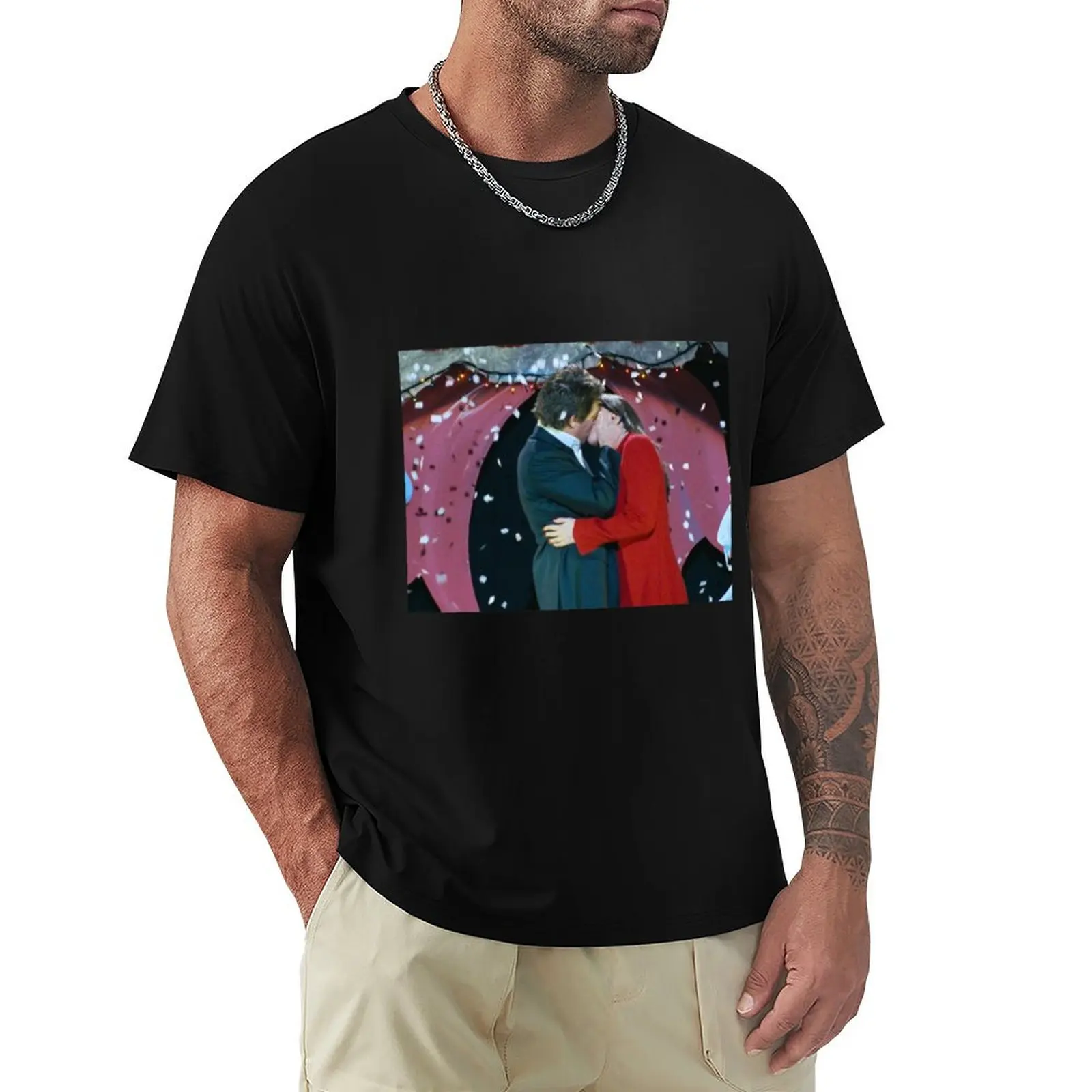 Love Actually Hugh Grant T-Shirt t shirts for man cotton soft T-Shirt