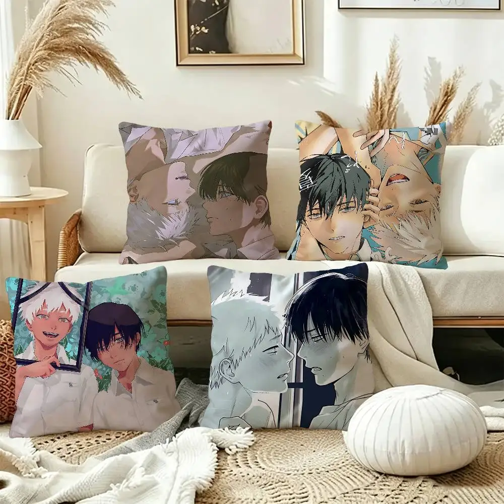 The Summer Hikaru Died Anime 45*45cm Cushion Cover Pillow Cover Decor Pillowcase Home Pillowcase for Couch Pillow