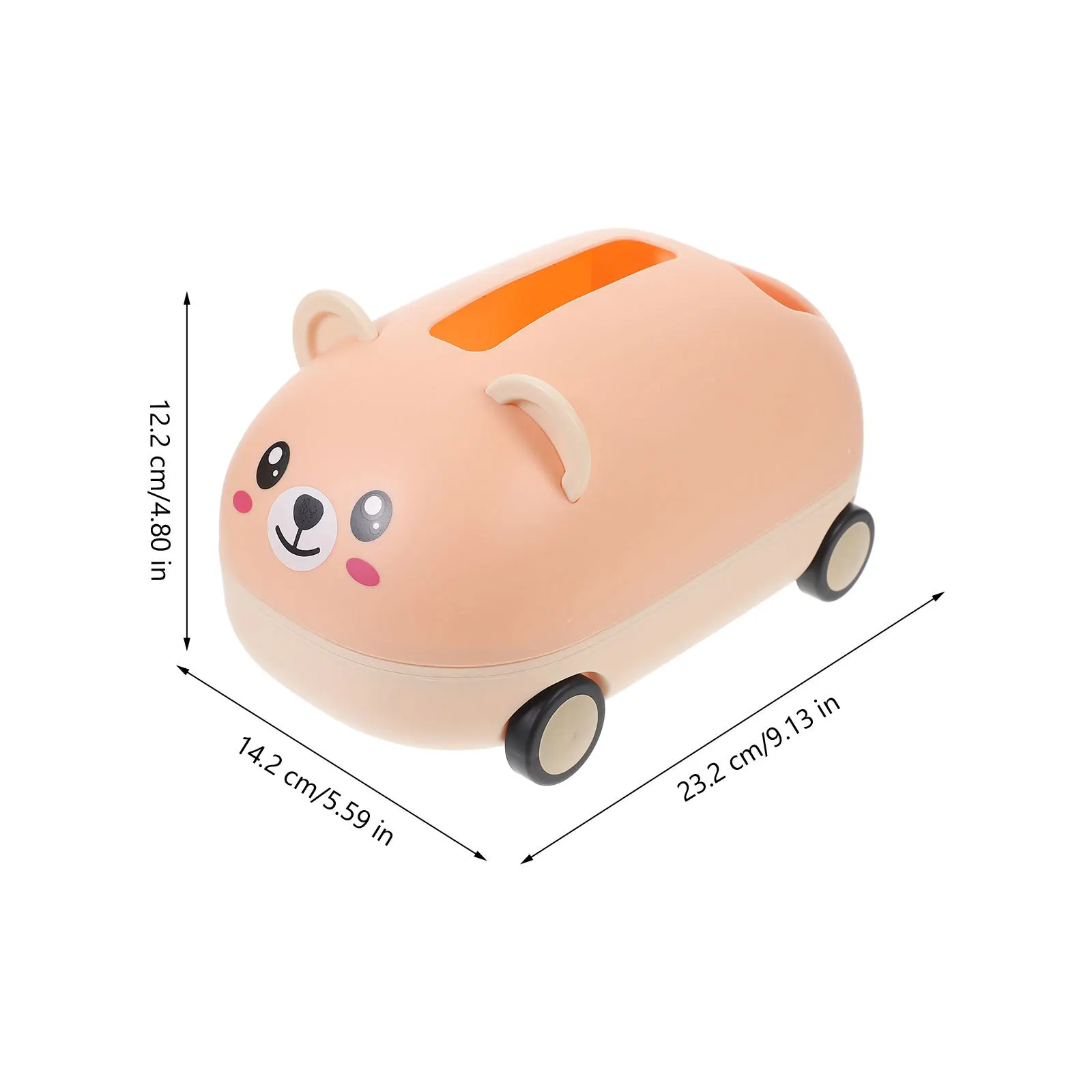 

Cartoon Animal Box Holder Desktop Napkin Storage Organizer Tabletop Dispenser Household Tissue Container Decorative Tissue Box