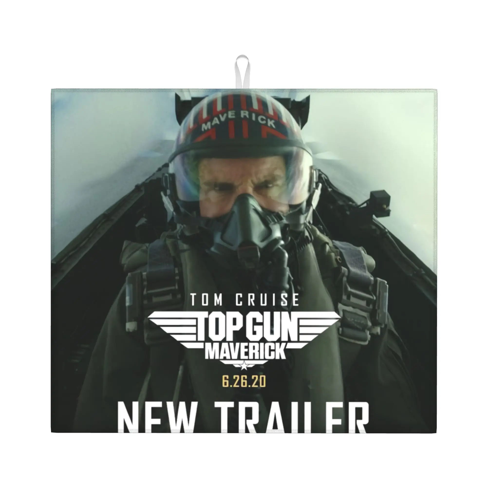 Tom Cruise Tv Movie Top Gun Maverick Non Slip Kitchen Counter Protector Mat Barware Tableware Bathroom Drying Mat For Kitchen