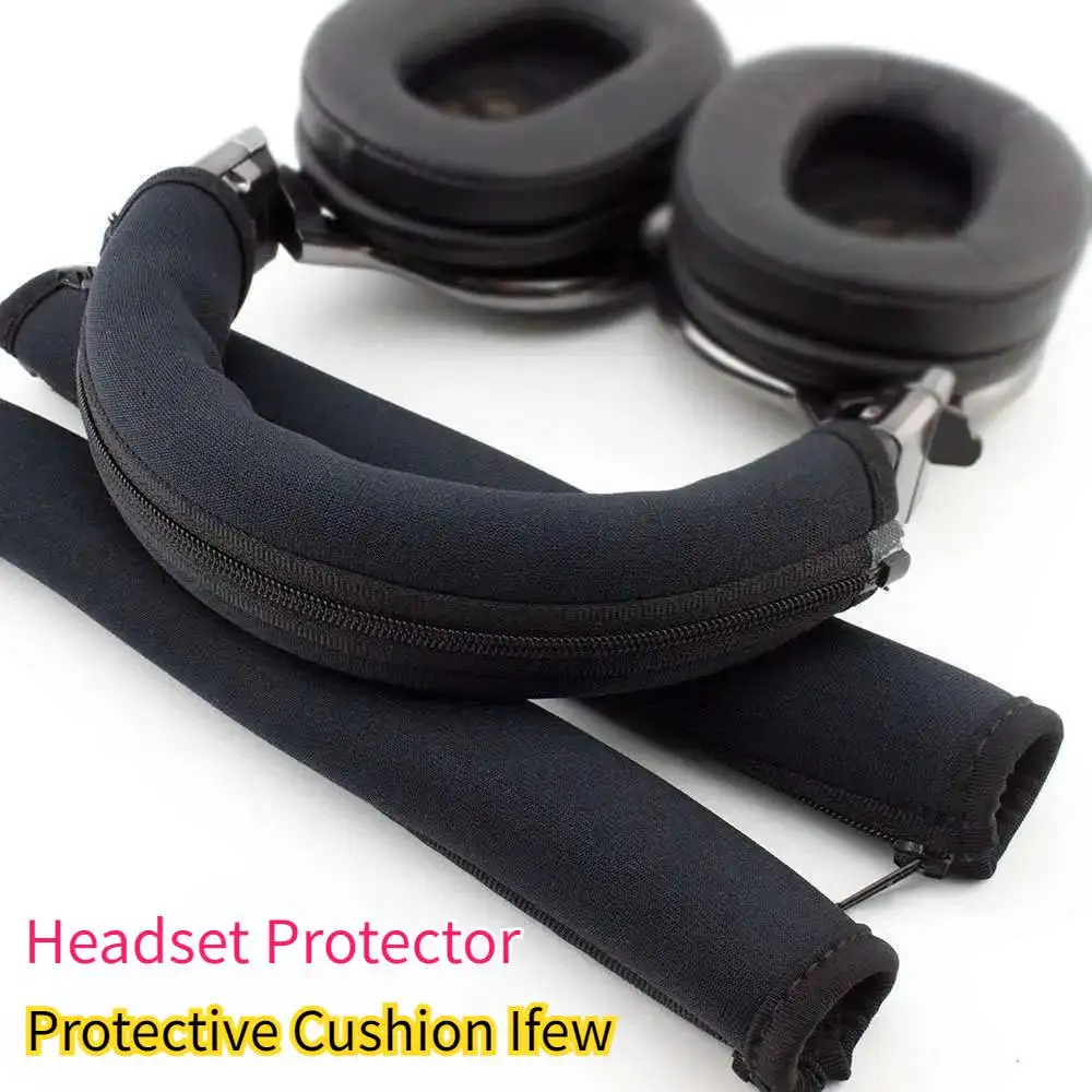 

Elastic Headset Earmuff Cover Universal Protective Cushion Soft Headphone Headband Pad Replacement Headset Pads Headphone Parts