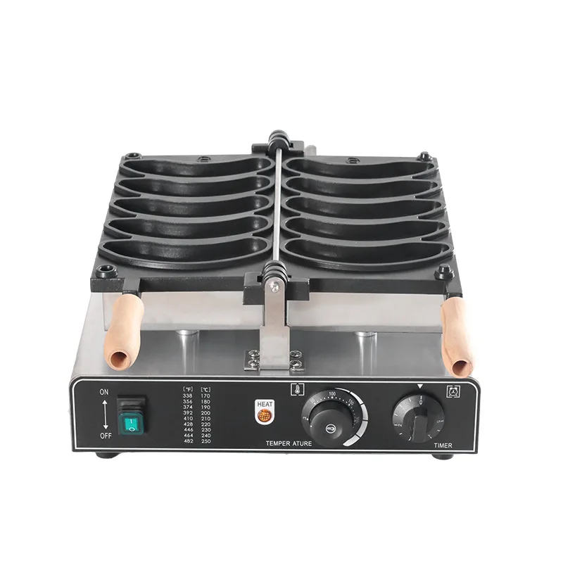 

Commercial banana burner, plug-in gas snack equipment Internet celebrity branding, smile popping waffles