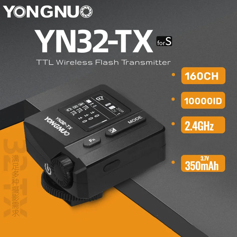 

YONGNUO TTL Wireless Flash Transmitter YN32-TX HSS Trigger For Mi Hot Shoe Interface Sony Mirrorless Camera