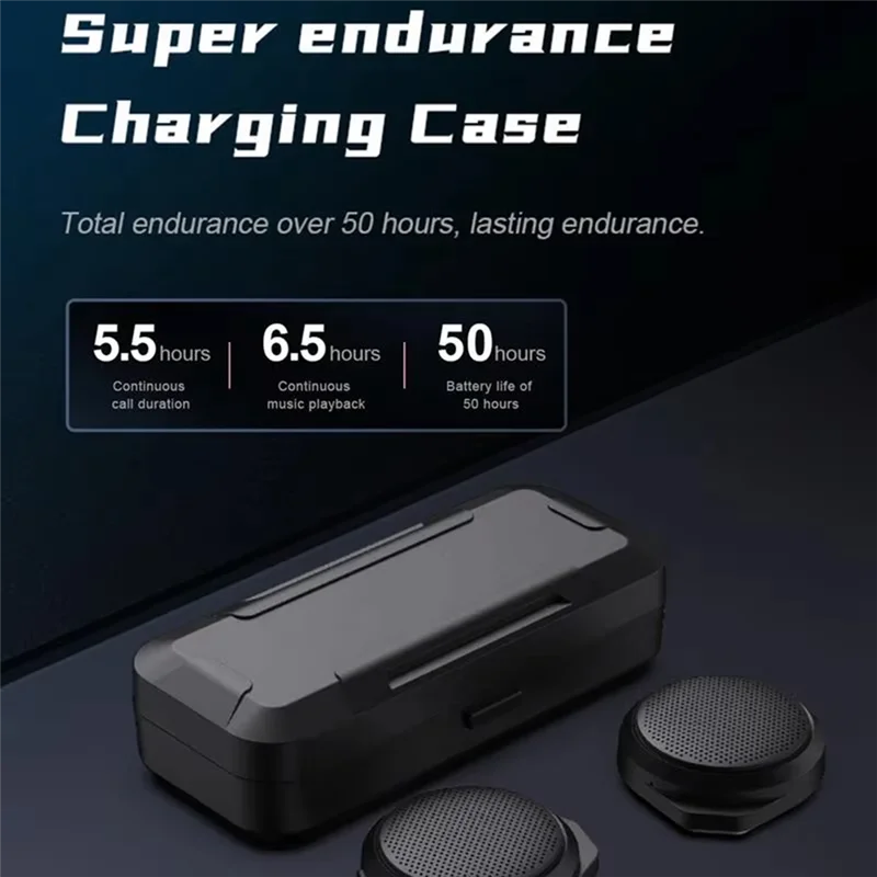 A19Q-auriculares Bluetooth para casco de motocicleta, auriculares Sking, cancelación de ruido, música estéreo, respuesta automática, sonido alto